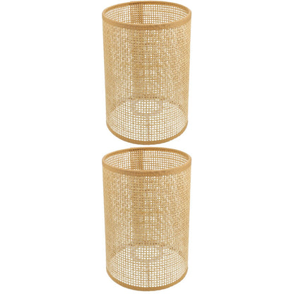 Abat jour Cylindrique Rotin Déco-exotique.fr