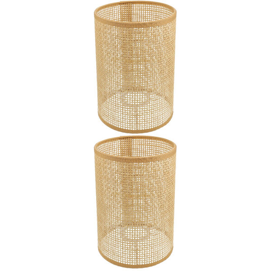 Abat jour Cylindrique Rotin Déco-exotique.fr