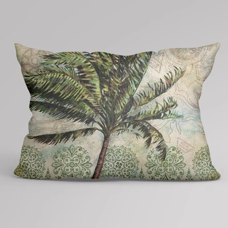 Coussin Jungle Rectangulaire Déco-exotique.fr