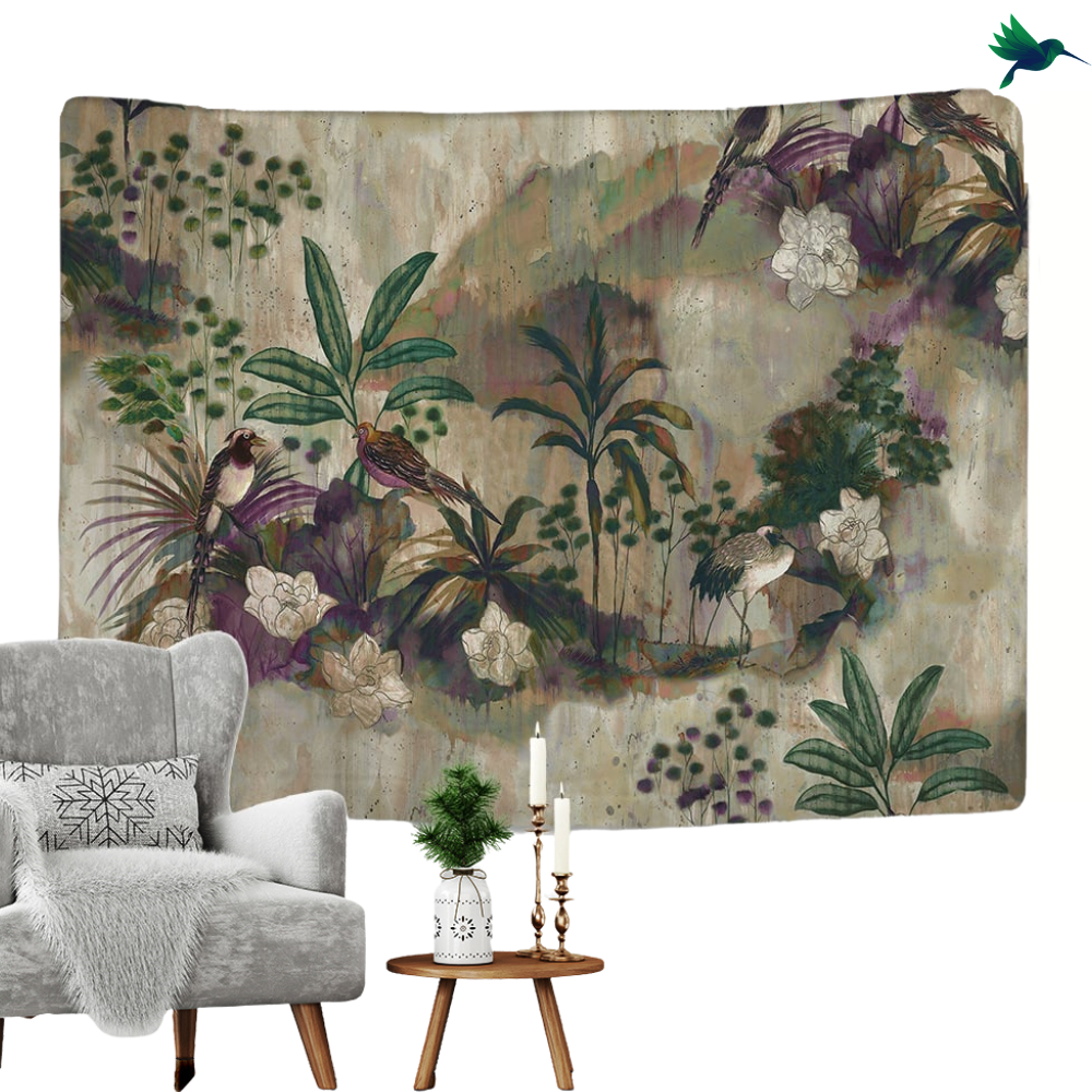 Tenture Murale Jungle Florissante Déco-exotique.fr