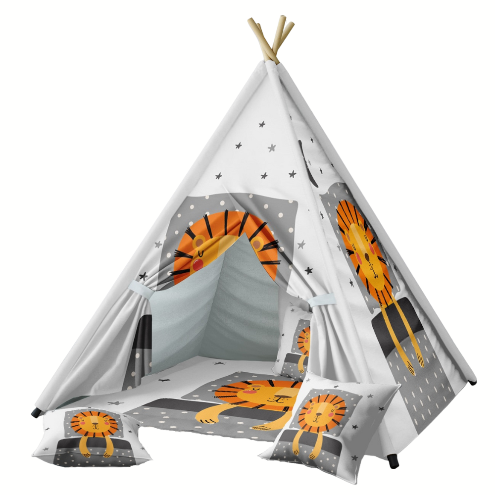 Tipi Jungle Lionceau Déco-exotique.fr