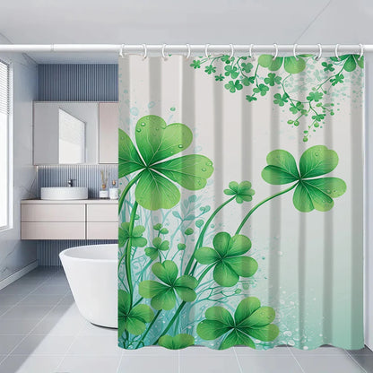 Rideau de douche Trefle - 4pièces-Déco Exotique