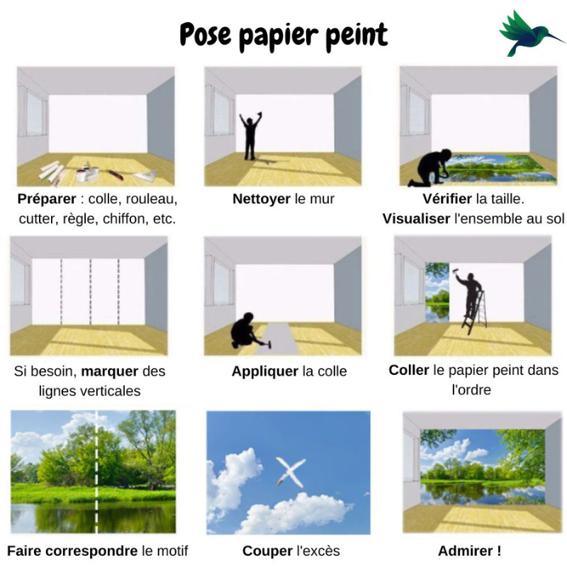 Papier peint Jungle Adhésif Feuillage