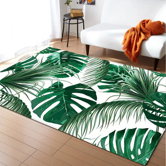 Tapis Jungle Feuille Monstera