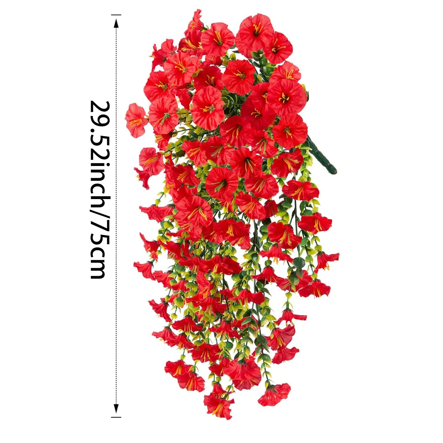 Fleur Artificielle Tombante rouge- Déco Exotique