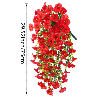 Fleur Artificielle Tombante rouge- Déco Exotique