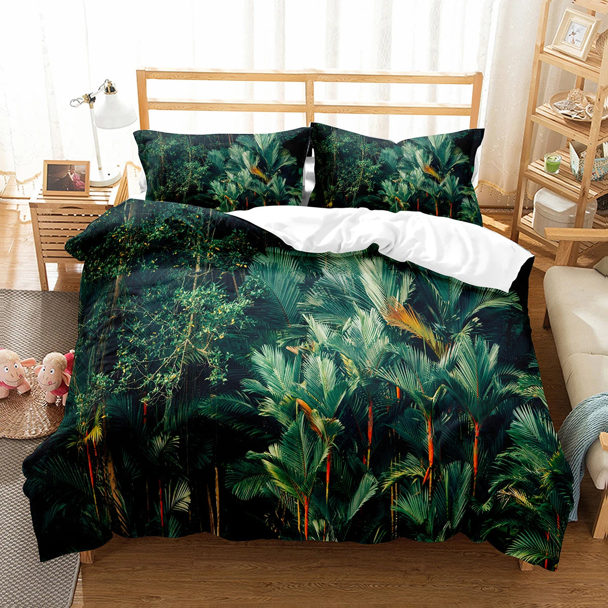 Housse de couette Jungle 2 personnes Déco-exotique.fr