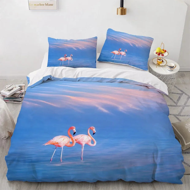 Housse de Couette Tropical Imprimé 3D Déco-exotique.fr
