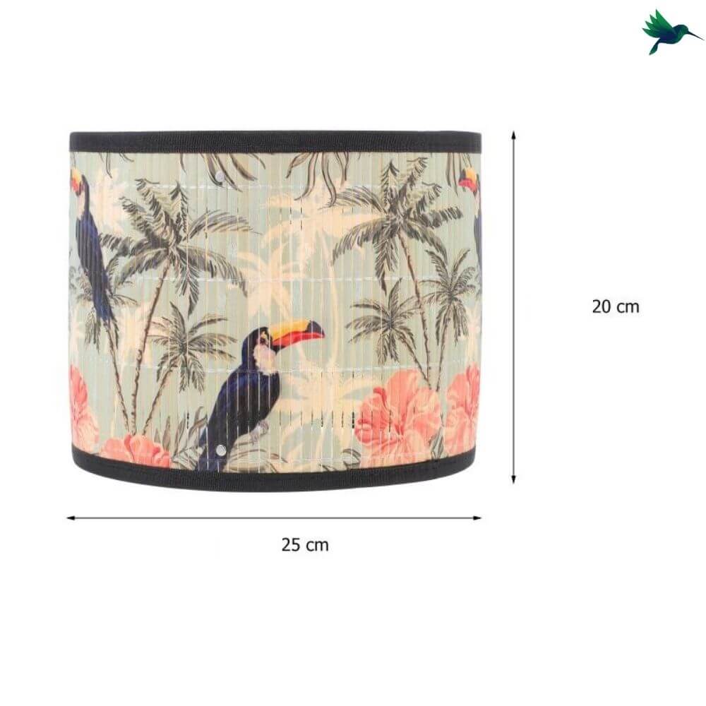 Abat Jour Motif Jungle Déco-exotique.fr