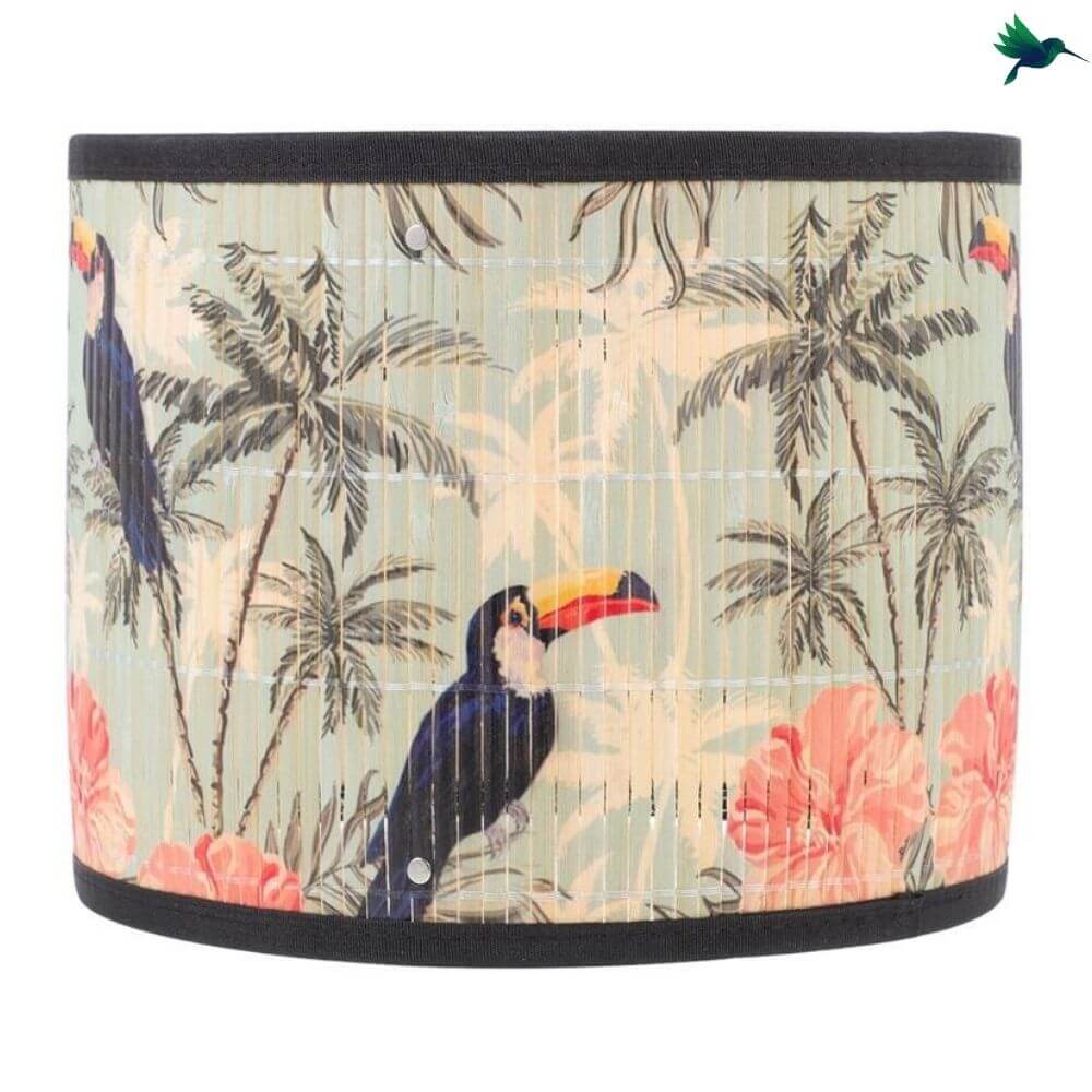 Abat Jour Motif Jungle Déco-exotique.fr