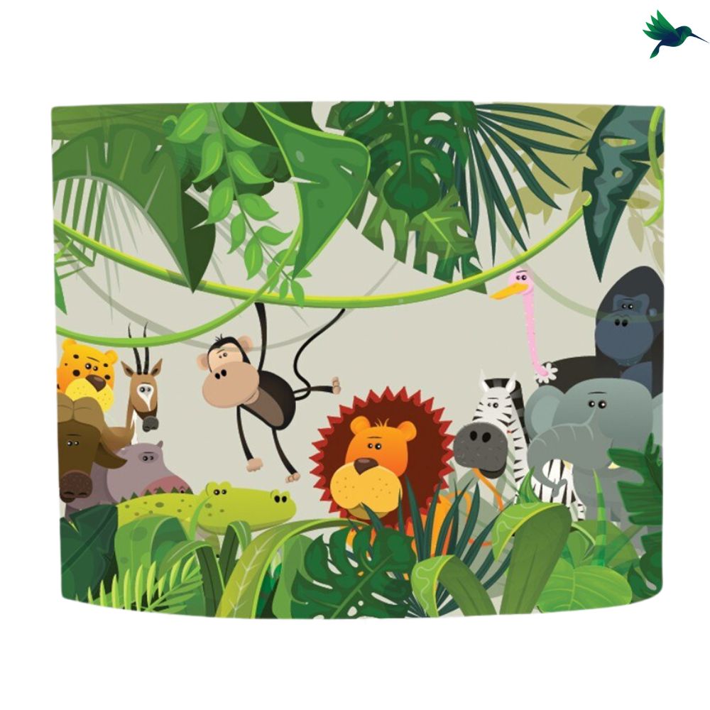 Abat jour Jungle Animaux Déco-exotique.fr