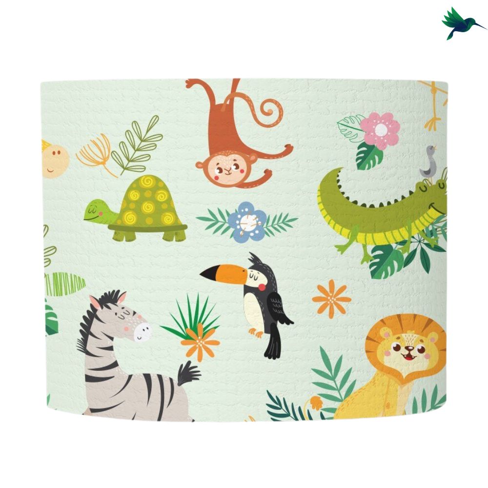 Abat jour Jungle Bébé Déco-exotique.fr