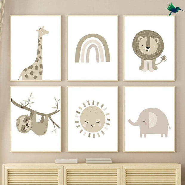 Affiche Jungle Bébé Déco-exotique.fr