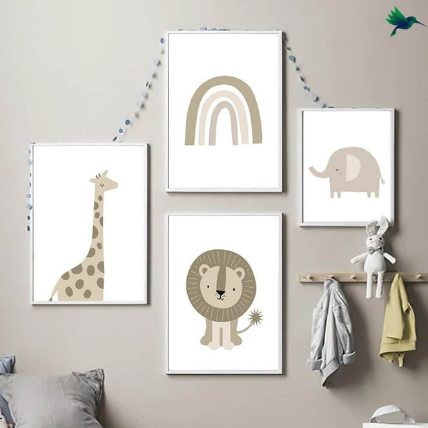 Affiche Jungle Bébé Déco-exotique.fr