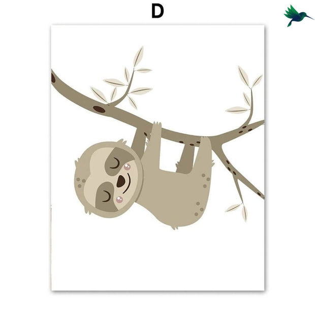 Affiche Jungle Bébé Déco-exotique.fr