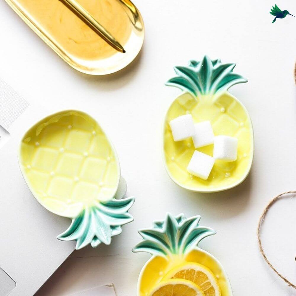 Assiette Ananas Déco-exotique.fr