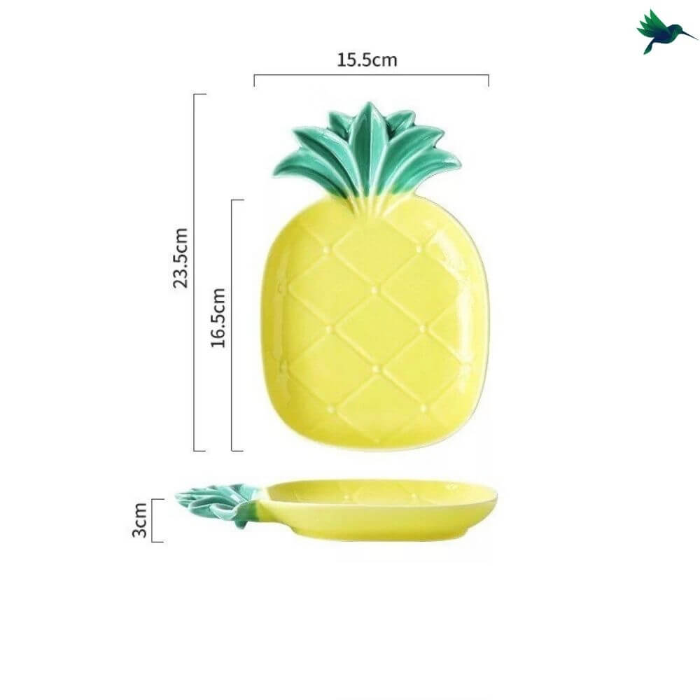 Assiette Ananas Déco-exotique.fr