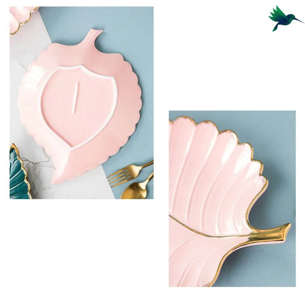 Assiette Feuille Déco-exotique.fr