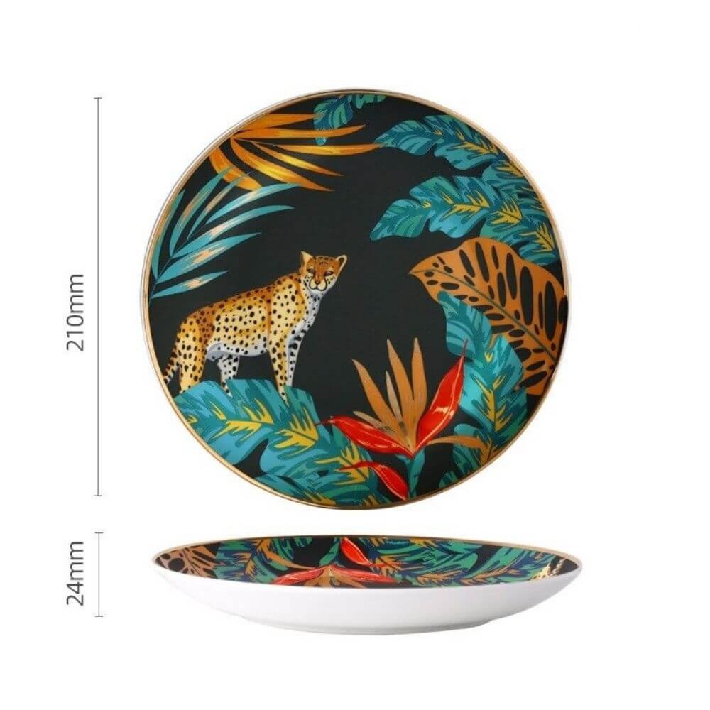 Assiette Jungle Déco-exotique.fr