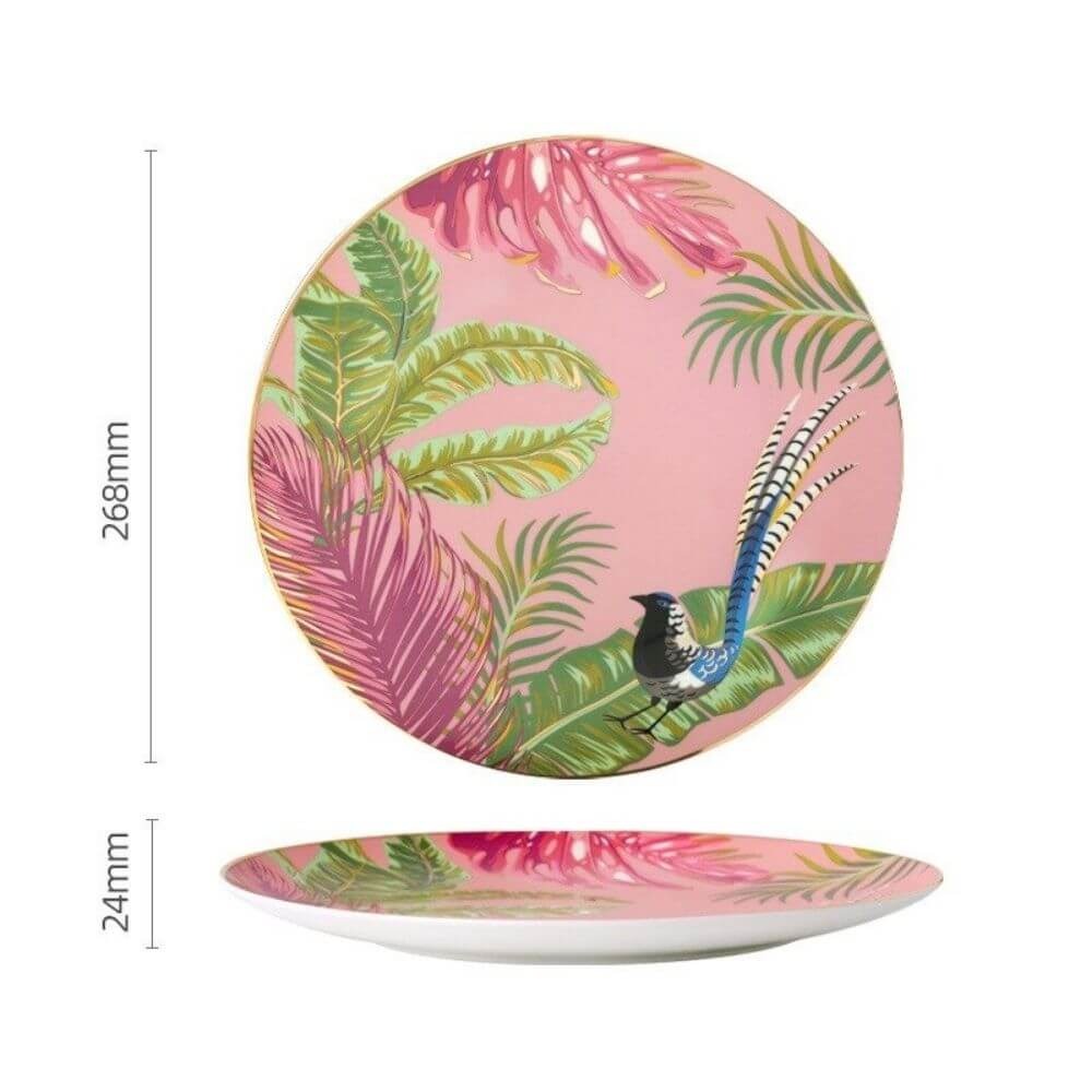 Assiette Jungle Déco-exotique.fr