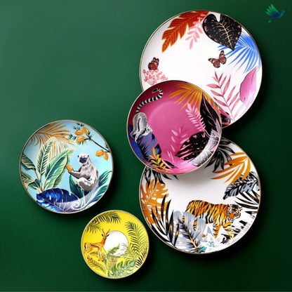 Assiette Jungle Déco-exotique.fr