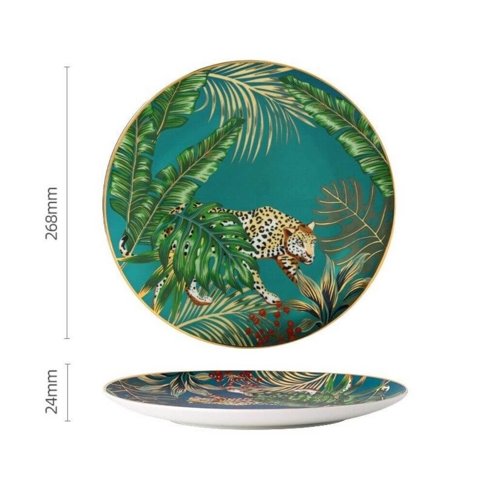 Assiette Jungle Déco-exotique.fr