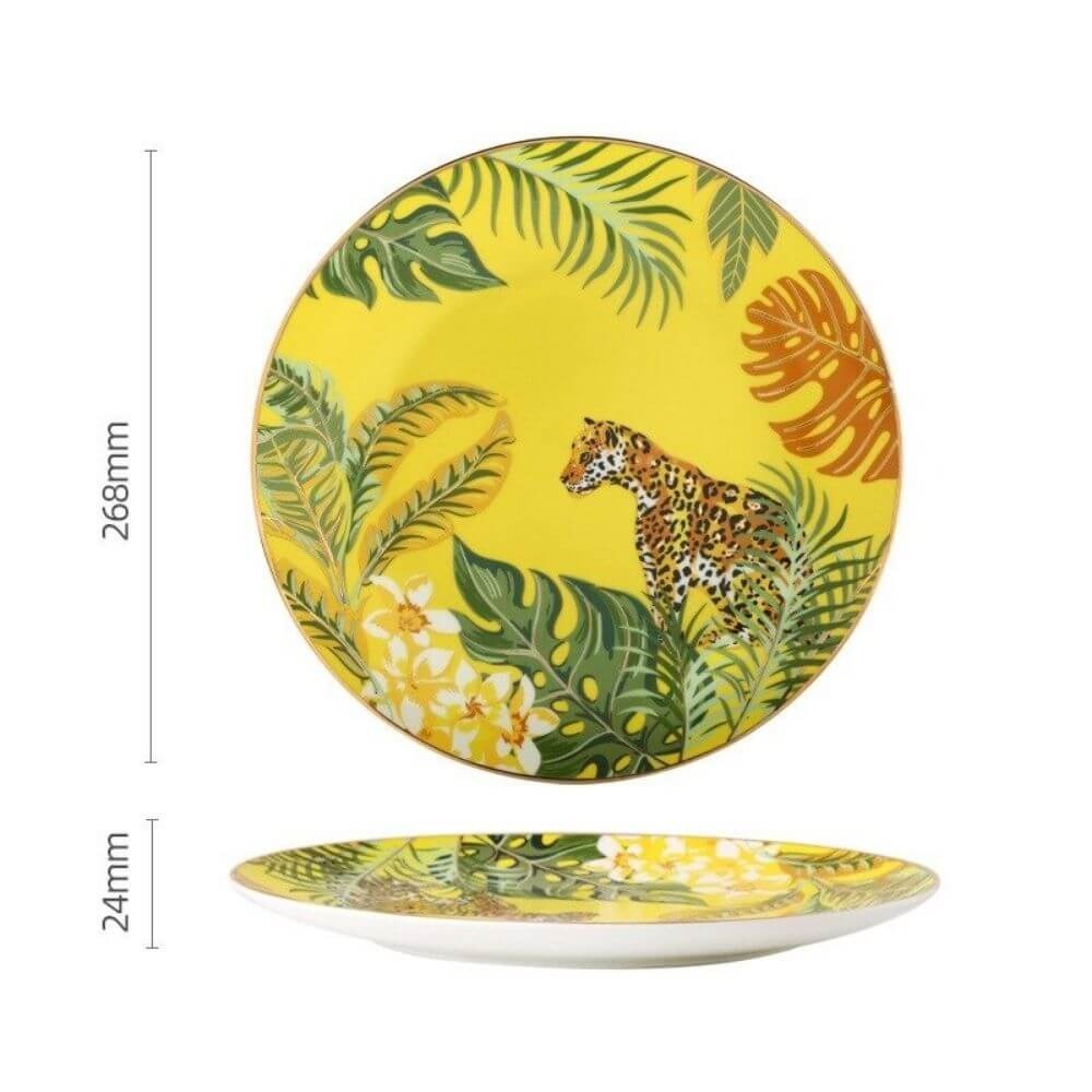 Assiette Jungle Déco-exotique.fr