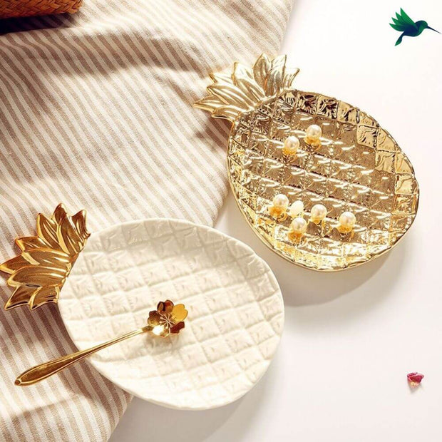 Assiette forme Ananas Déco-exotique.fr