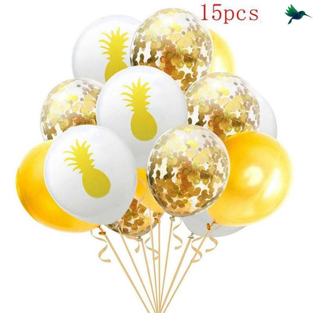 Ballon Confettis Thème Tropical - Déco-exotique.fr