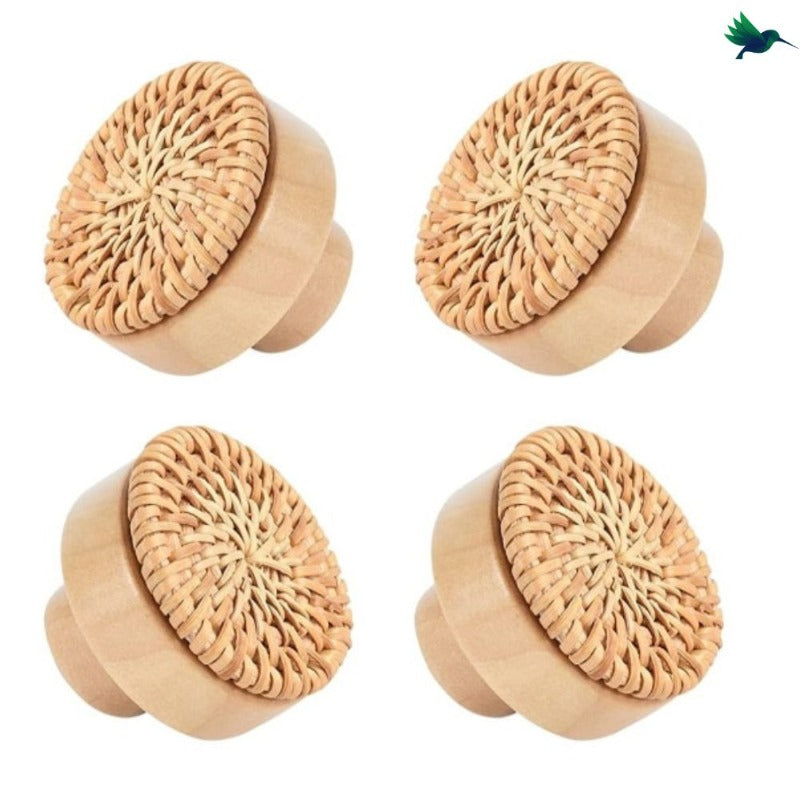 Bouton de Porte Rotin Déco-exotique.fr