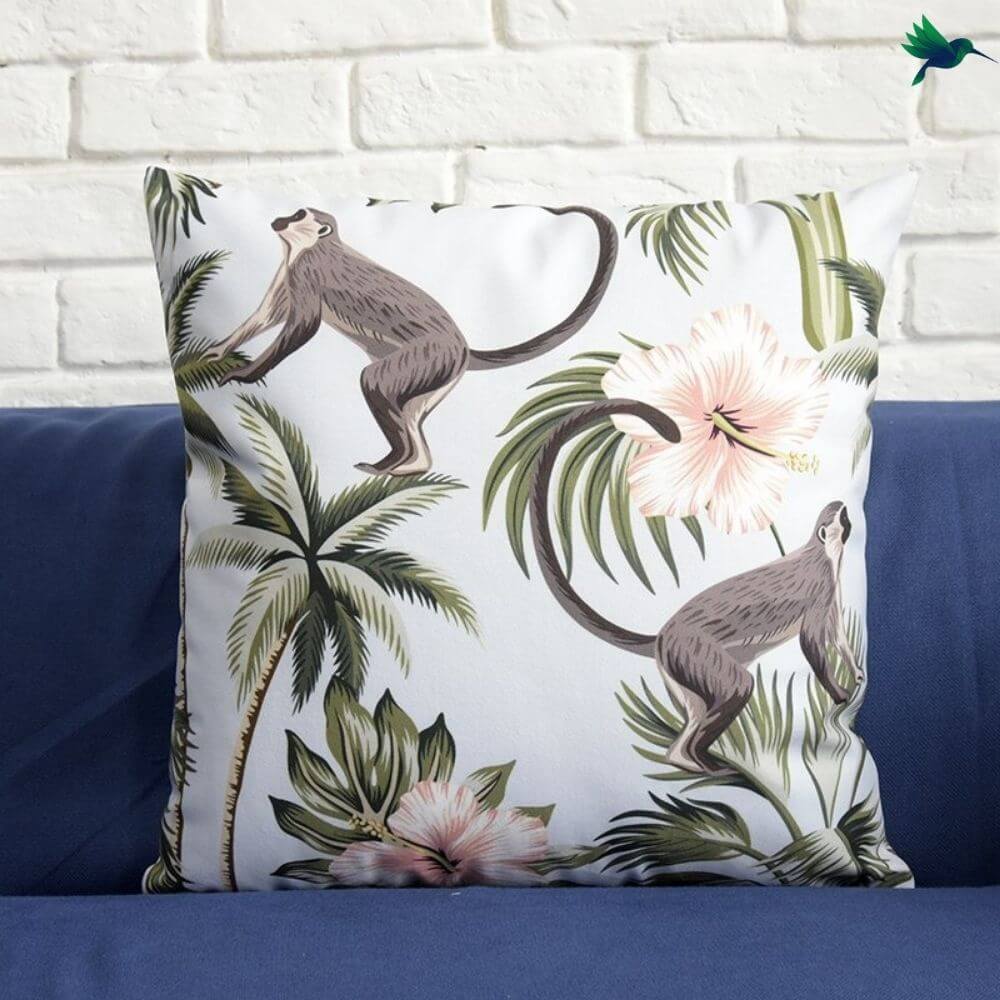 Coussin Animaux Jungle - Déco-Exotique.fr