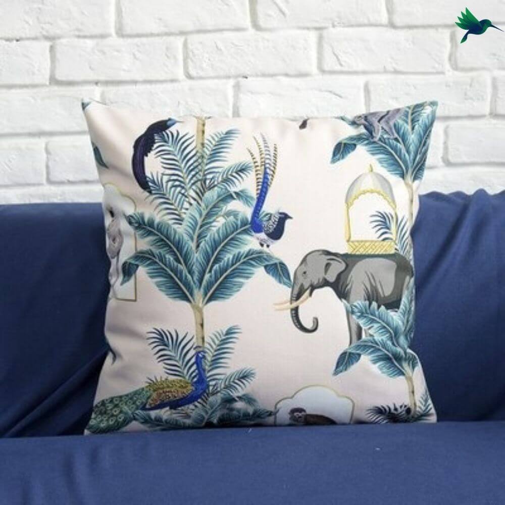 Coussin Animaux Jungle - Déco-Exotique.fr