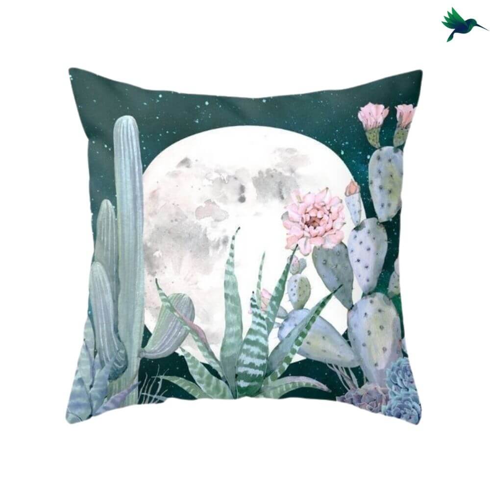 Coussin Cactus "Opuntia" - Déco-exotique.fr