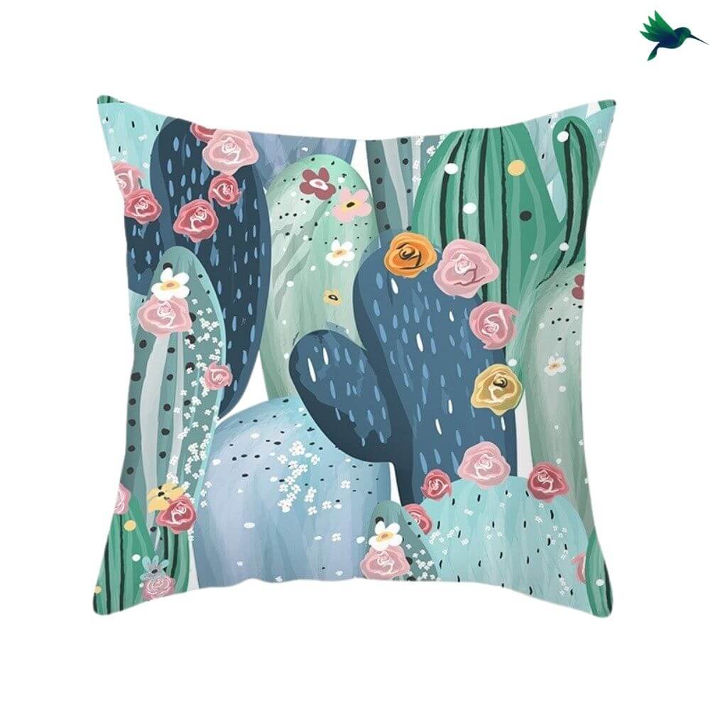 Coussin Cactus "Opuntia" - Déco-exotique.fr