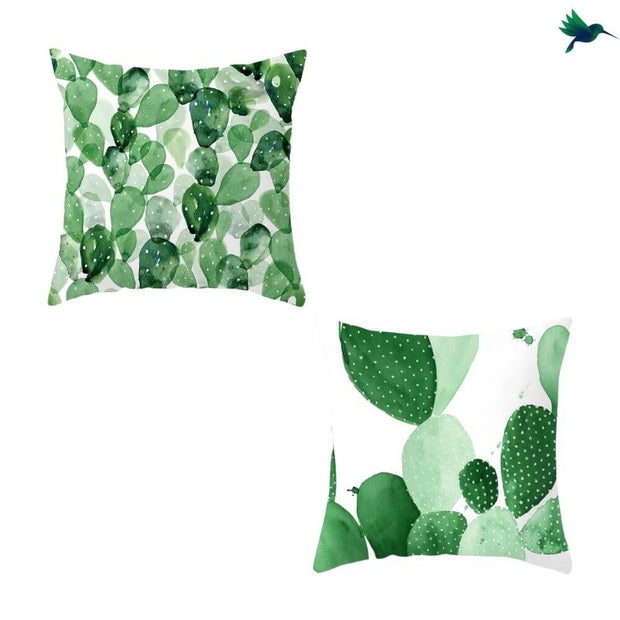 Coussin Cactus Vert - Déco-exotique.fr