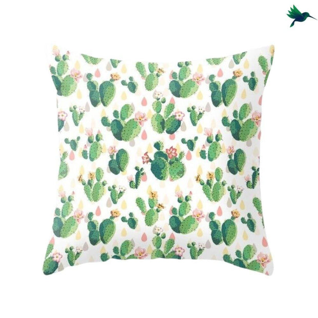 Coussin Cactus Vert - Déco-exotique.fr