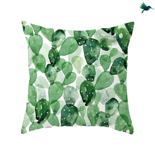 Coussin Cactus Vert - Déco-exotique.fr