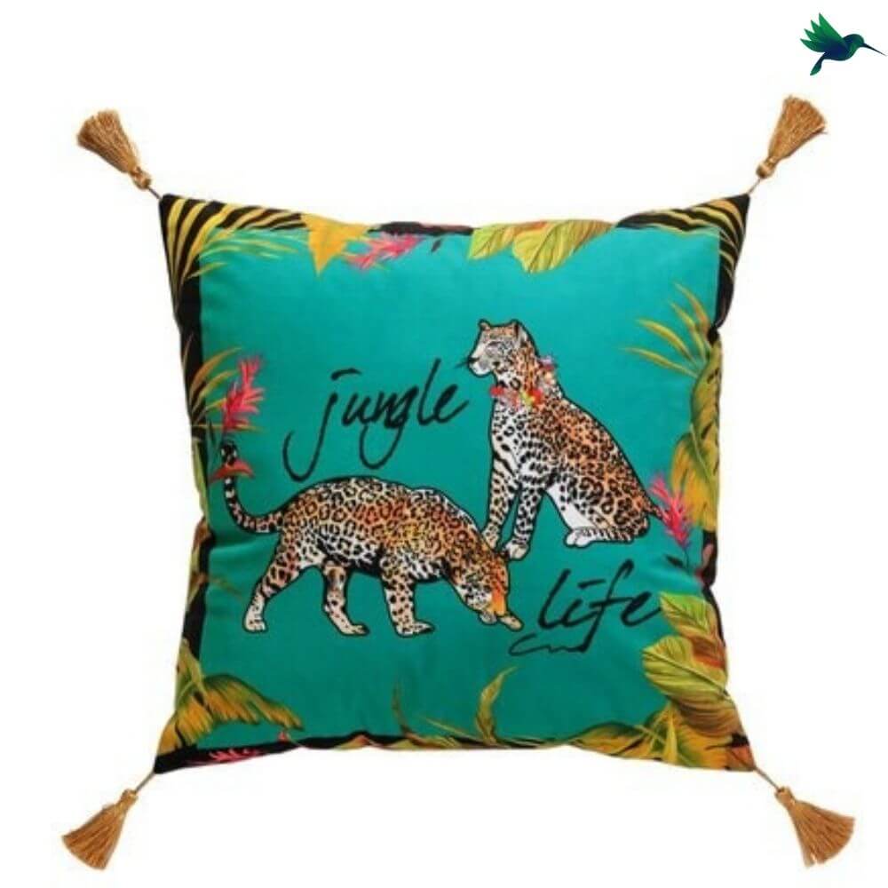 Coussin Déco Jungle - Déco-exotique.fr