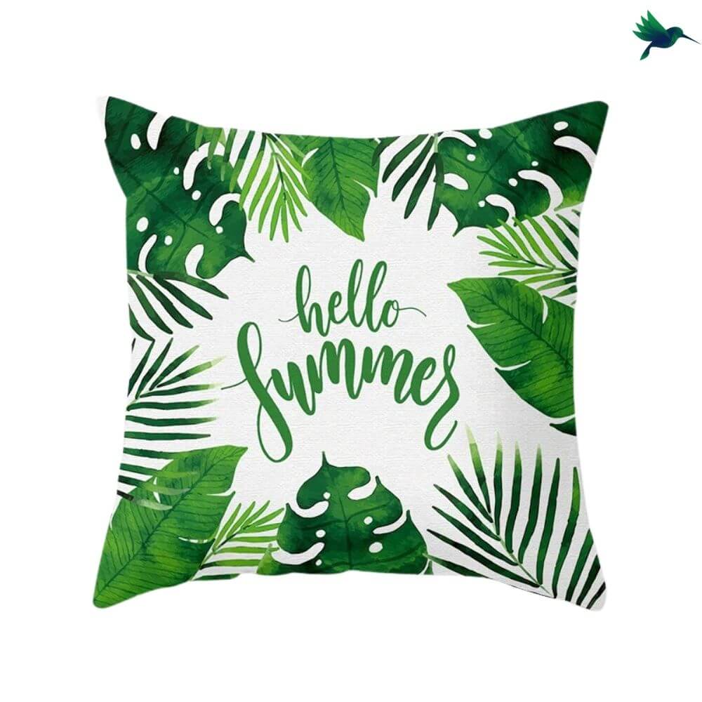 Coussin Exotique "Hello Summer" - Déco-exotique.fr