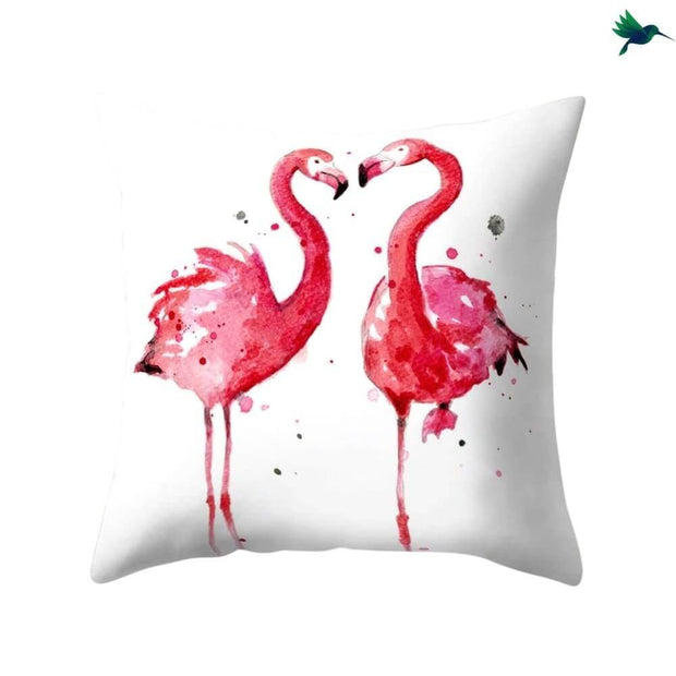 Coussin Flamant Rose Déco-exotique.fr