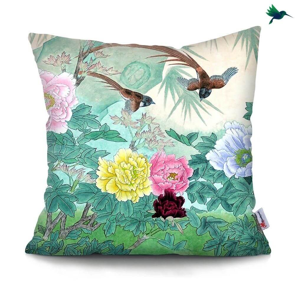 Coussin Fleuri Jungle Déco-exotique.fr