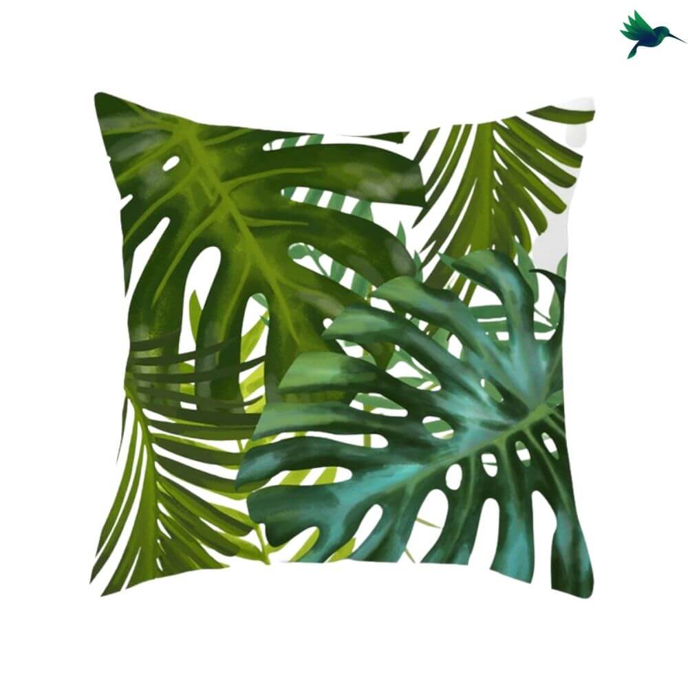 Coussin Feuillage - Déco-exotique.fr