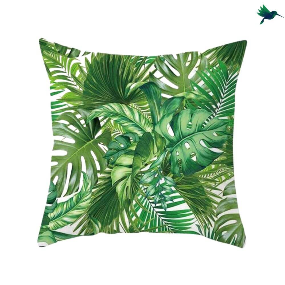 Coussin Feuillage - Déco-exotique.fr