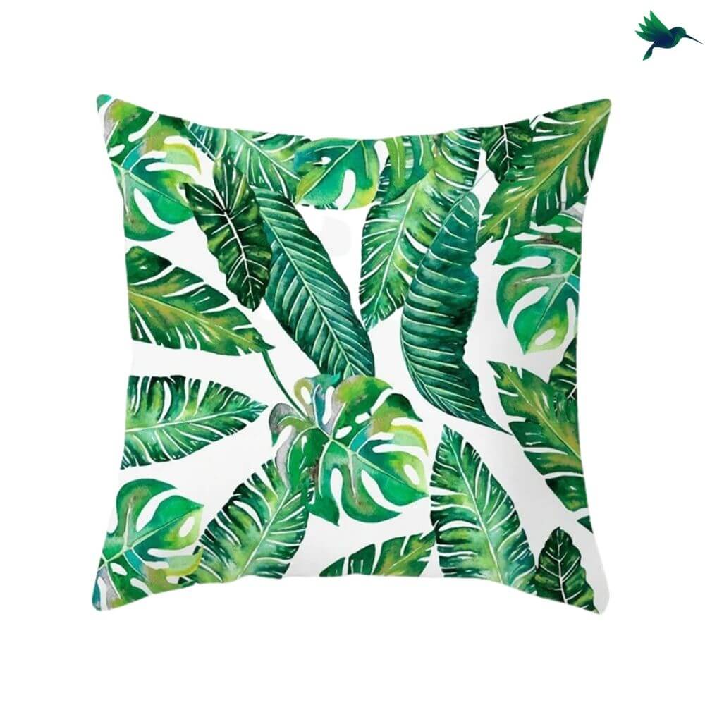 Coussin Feuillage - Déco-exotique.fr