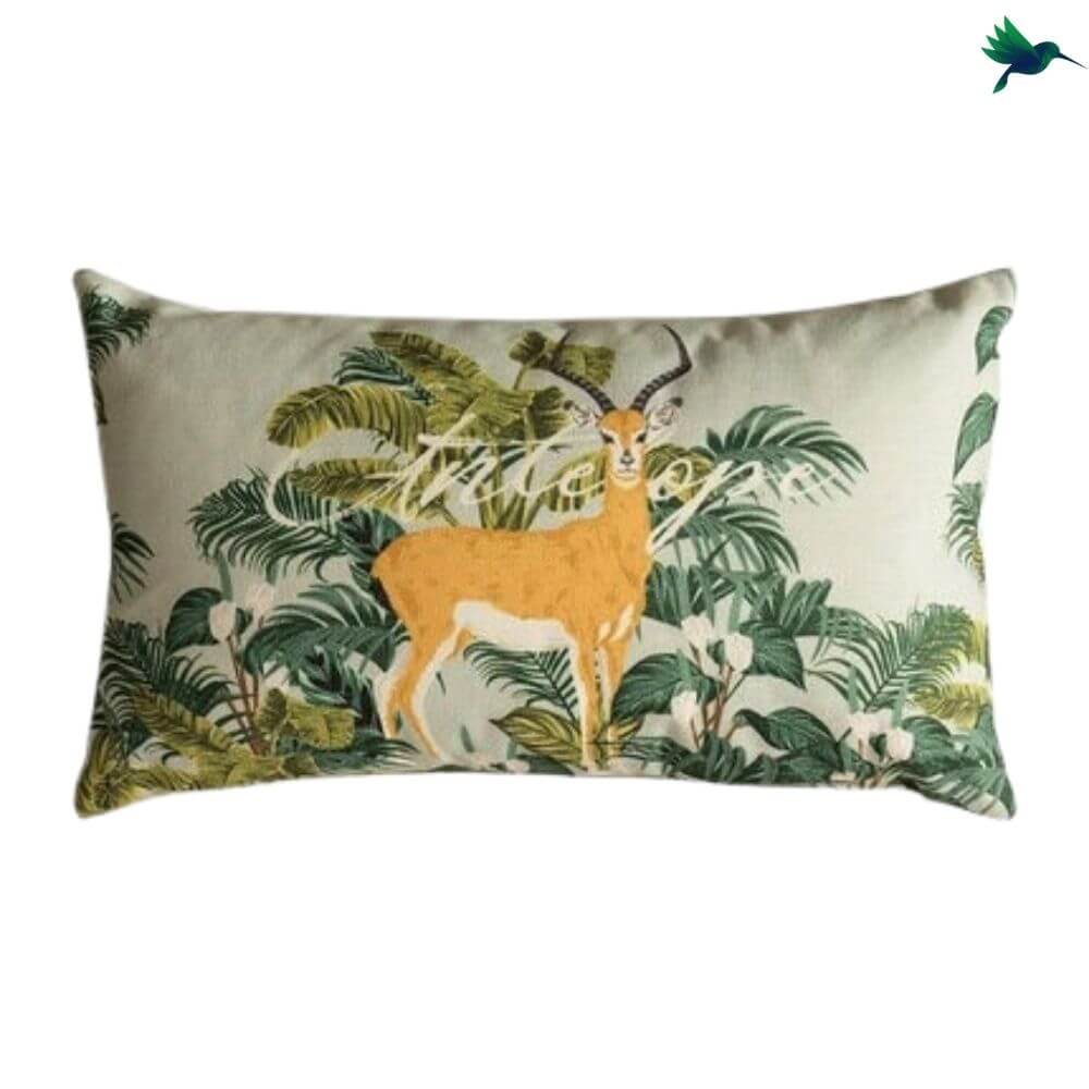 Coussin Jungle "Jangal" - Déco-exotique.fr