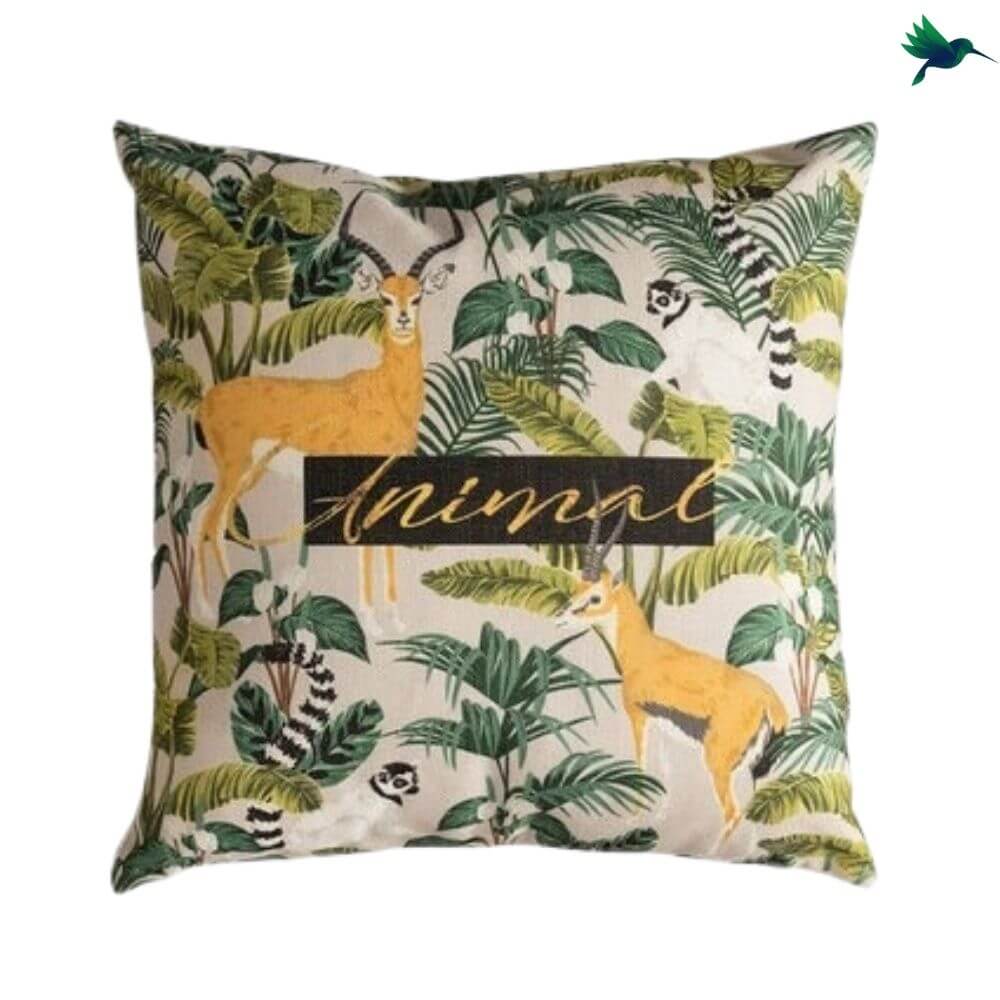 Coussin Jungle "Jangal" - Déco-exotique.fr