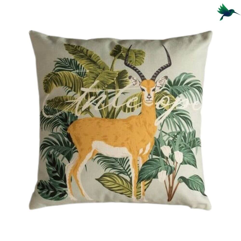 Coussin Jungle "Jangal" - Déco-exotique.fr