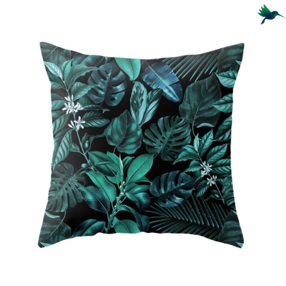 Coussin Jungle "Profonde" -  Déco-exotique.fr