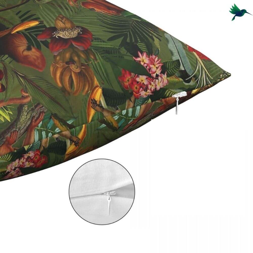 Coussin Jungle Singe Déco-exotique.fr