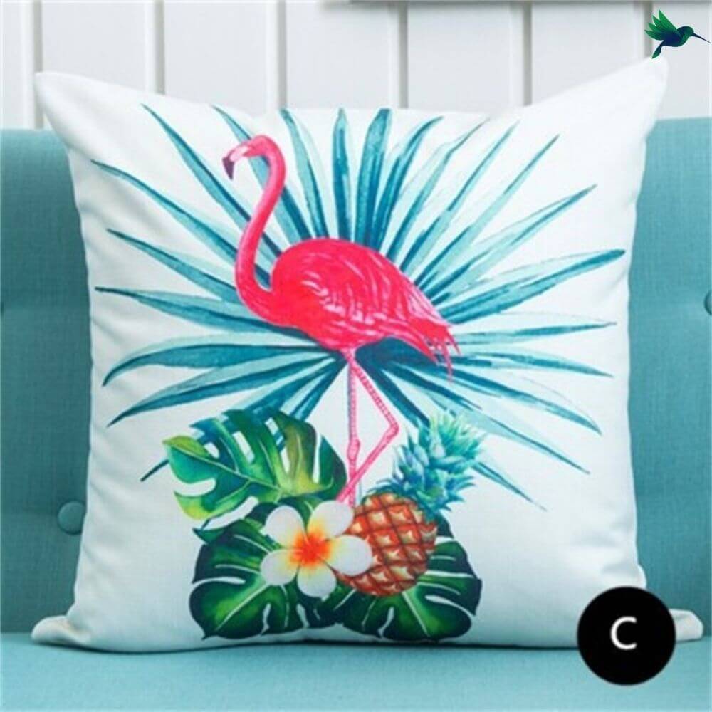 Coussin Motif Ananas Déco-exotique.fr